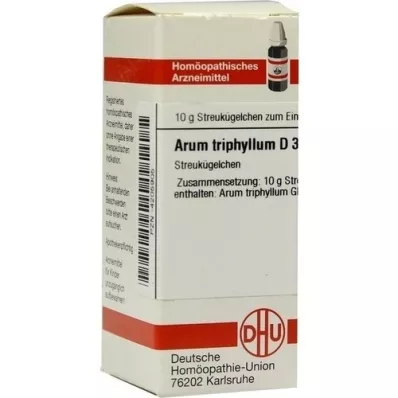 ARUM TRIPHYLLUM Globules D 3, 10 g