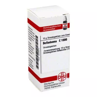 DHU Belladone C 1000 globules, 10 g DHU Belladone C 1000 globules, 10 g