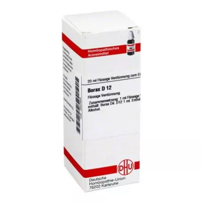 BORAX D 12 Dilution, 20 ml