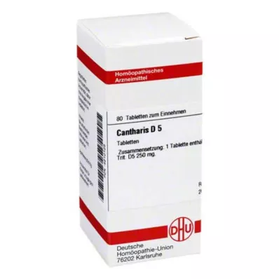 DHU Cantharis D 5 comprimés, 80 pc