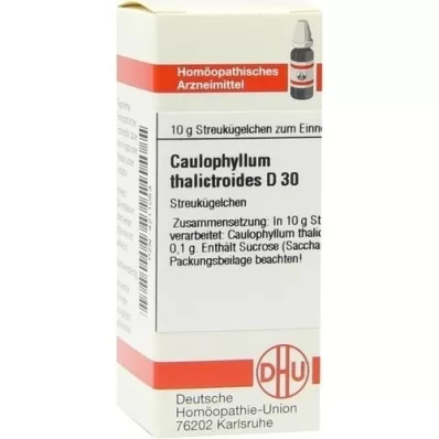 CAULOPHYLLUM THALICTROIDES D 30 globules, 10 g