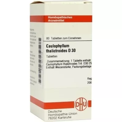 CAULOPHYLLUM THALICTROIDES D 30 comprimés, 80 pc