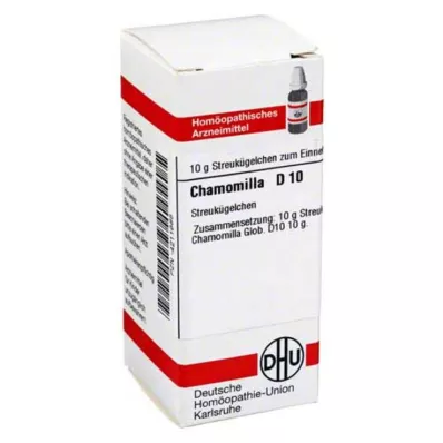 CHAMOMILLA D 10 globules, 10 g CHAMOMILLA D 10 globules, 10 g
