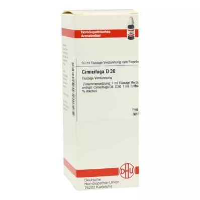 CIMICIFUGA D 30 Dilution, 50 ml CIMICIFUGA D 30 Dilution, 50 ml