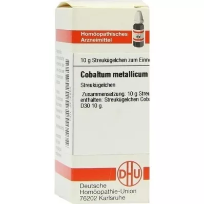 COBALTUM METALLICUM D 30 globules, 10 g