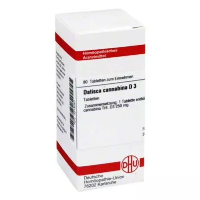 DATISCA cannabina D 3 comprimés, 80 pc