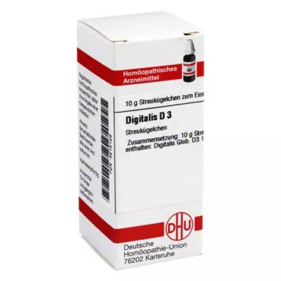 DHU Digitale D 3 globules, 10 g