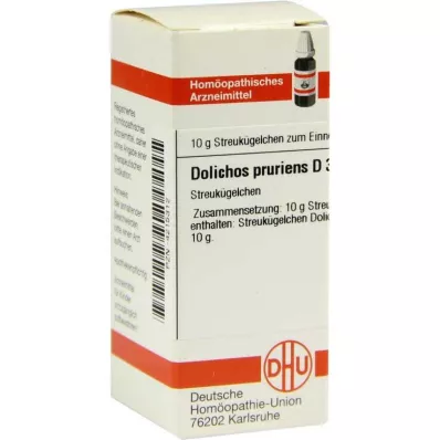 DOLICHOS PRURIENS Globules D 3, 10 g