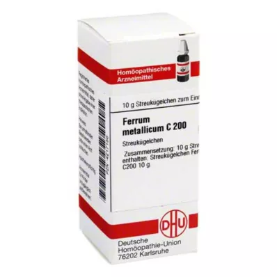 DHU Ferrum Metallicum C 200 globules, 10 g