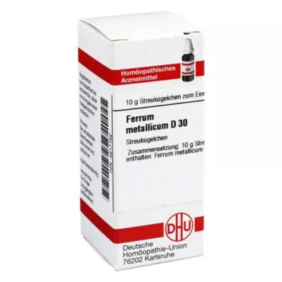 FERRUM METALLICUM D 30 globules, 10 g