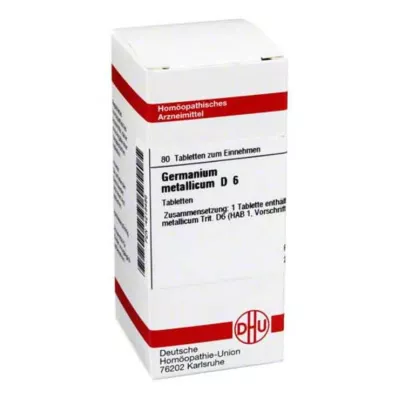 GERMANIUM METALLICUM D 6 comprimés, 80 pc