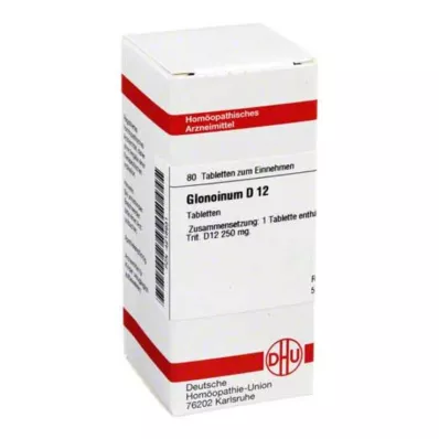DHU Glonoinum D 12 comprimés, 80 pc