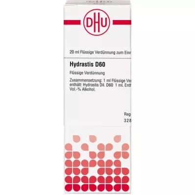 HYDRASTIS D 60 Dilution, 20 ml