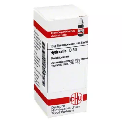 HYDRASTIS D 30 globules, 10 g