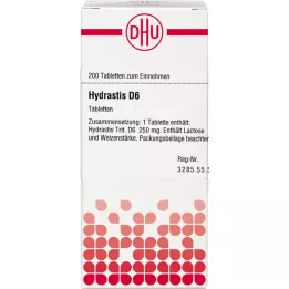 HYDRASTIS D 6 comprimés, 200 pc