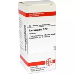 IPECACUANHA D 12 comprimés, 80 pc