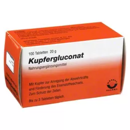 KUPFERGLUCONAT Comprimés, 100 pcs