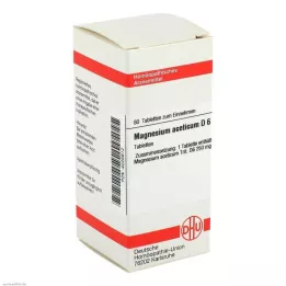 MAGNESIUM ACETICUM D 6 comprimés, 80 pc