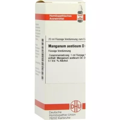 MANGANUM ACETICUM D 6 Dilution, 20 ml