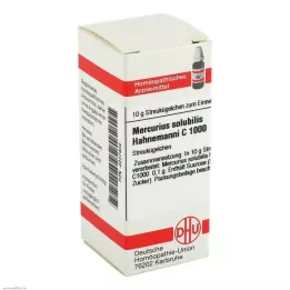 MERCURIUS SOLUBILIS Globules Hahnemanni C 1000, 10 g