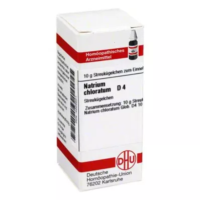 NATRIUM CHLORATUM Globules D 4, 10 g