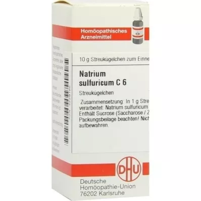 NATRIUM SULFURICUM C 6 globules, 10 g