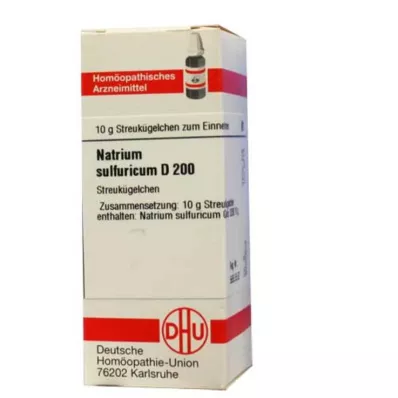NATRIUM SULFURICUM D 200 globules, 10 g
