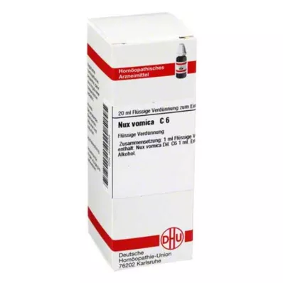 NUX VOMICA C 6 Dilution, 20 ml