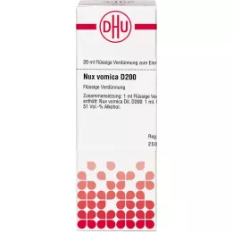 NUX VOMICA D 200 Dilution, 20 ml