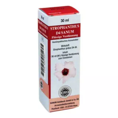 Strophanthus D 4 Sanum goutte à goutte, 30 ml