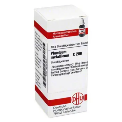 DHU Plumbum metallique C 200 globules, 10 g DHU Plumbum metallique C 200 globules, 10 g