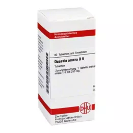QUASSIA D 6 comprimés, 80 pc