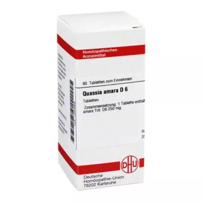 DHU Quassia D 6 comprimés, 80 pc