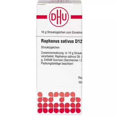 RAPHANUS SATIVUS Globules D 12, 10 g