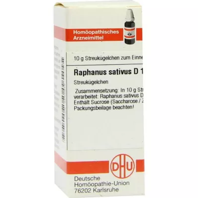 RAPHANUS SATIVUS Globules D 12, 10 g