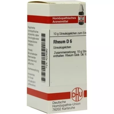 RHEUM Globules D 6, 10 g