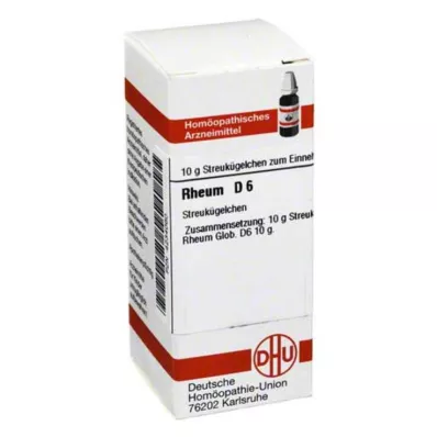 RHEUM Globules D 6, 10 g