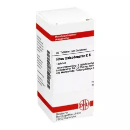 RHUS TOXICODENDRON Comprimés C 6, 80 pc