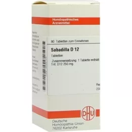 SABADILLA D 12 comprimés, 80 pc