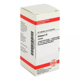 SILICEA Comprimés C 6, 80 pc