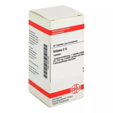 SILICEA Comprimés C 6, 80 pc