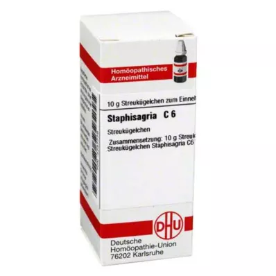 STAPHISAGRIA C 6 globules, 10 g