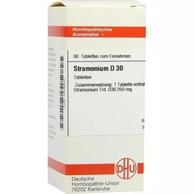 STRAMONIUM D 30 comprimés, 80 pc