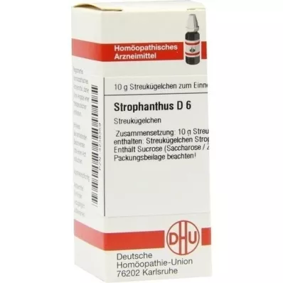 STROPHANTHUS Globules D 6, 10 g