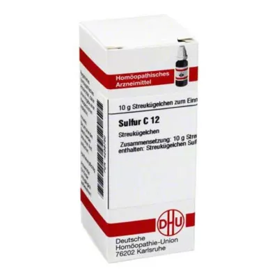 DHU Soufre C 12 globules, 10 g