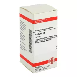 SULFUR Comprimés C 30, 80 pc