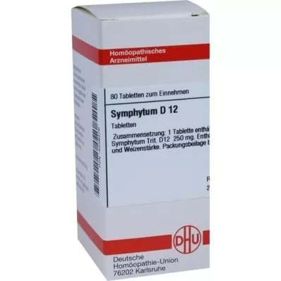 SYMPHYTUM D 12 comprimés, 80 pc