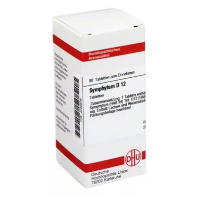 DHU Symphytum D 12 comprimés, 80 pc DHU Symphytum D 12 comprimés, 80 pc