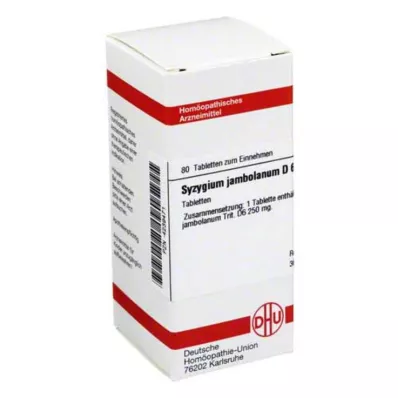 SYZYGIUM JAMBOLANUM D 6 comprimés, 80 pc