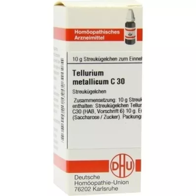 TELLURIUM metallicum C 30 globules, 10 g